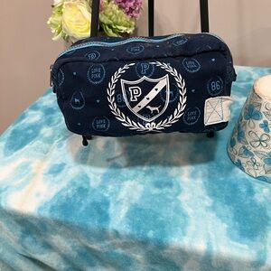 PINK Victoria's Secret Crest Design Toiletry Bag